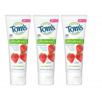 Toms® Children Fluoride Strawberry Toothpaste Pack of 3